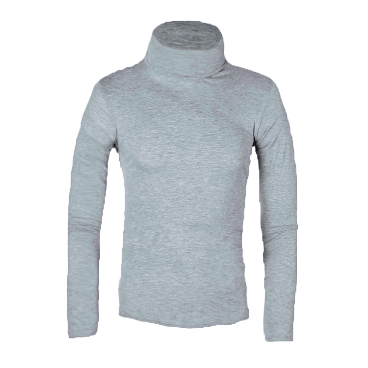 Áo sweater Dệt Kim Cổ Lọ Tay Dài Màu Sắc Đơn Giản Thời Trang Mùa Đông Cho Nam Giới