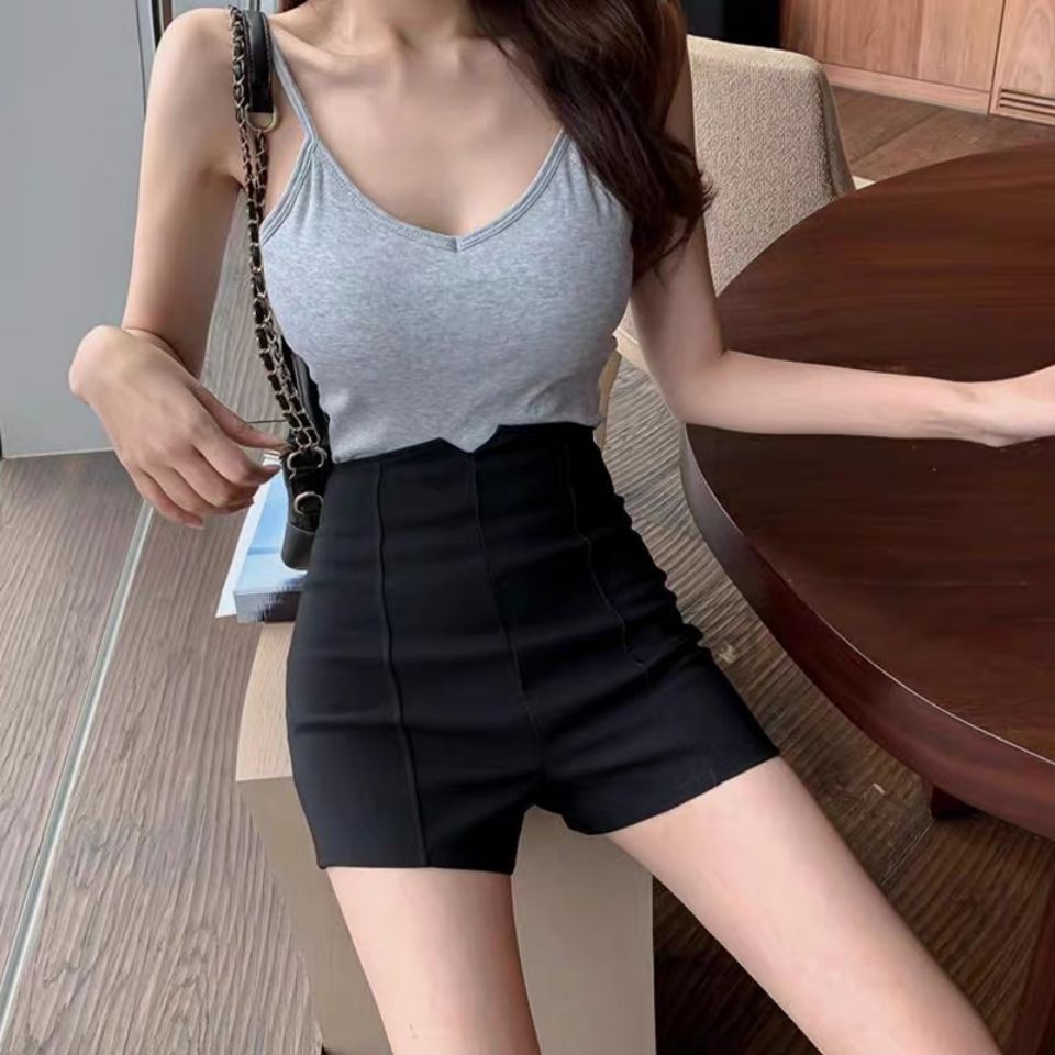 Quần Đùi Lưng Cao Phong Cách Hàn Quốc Cho Nữ | BigBuy360 - bigbuy360.vn