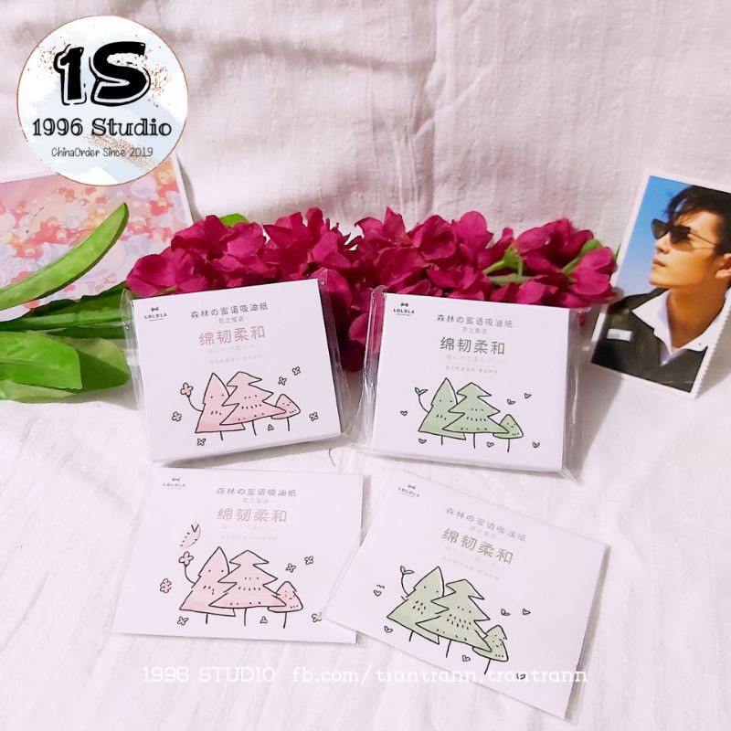 [ORDER] Giấy thấm dầu LOLOLA dạng hộp phấn mini nội địa Trung 80 miếng (tặng thêm 80 miếng) | BigBuy360 - bigbuy360.vn