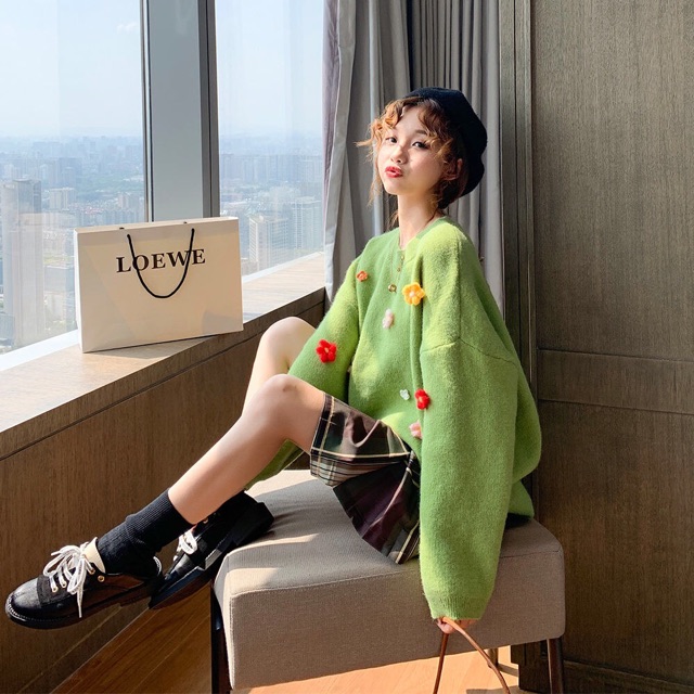 Áo len điệu -kèm ảnh thật Mã 445