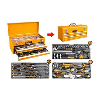 Bộ thùng đồ nghề 97 chi tiết ingco htcs220971