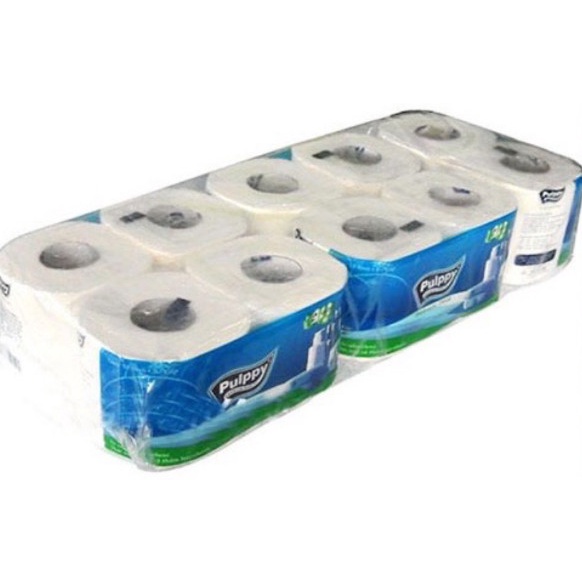Giấy vệ sinh Pulppy lốc 10 cuộn [Hàng chính hãng có hóa đơn đỏ]