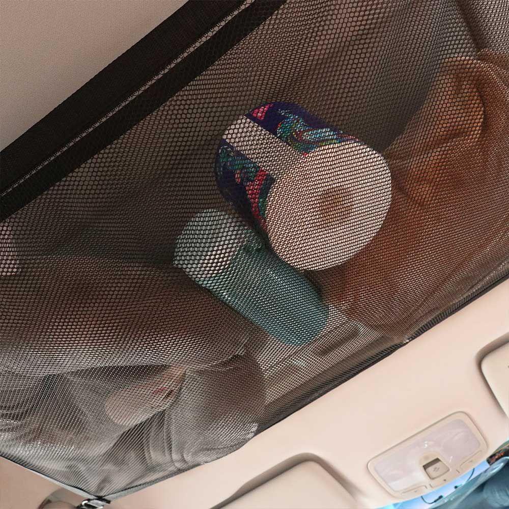 Túi Lưới Polyester Gắn Trần Xe Hơi SUV Van MPV Tiết Kiệm Không Gian