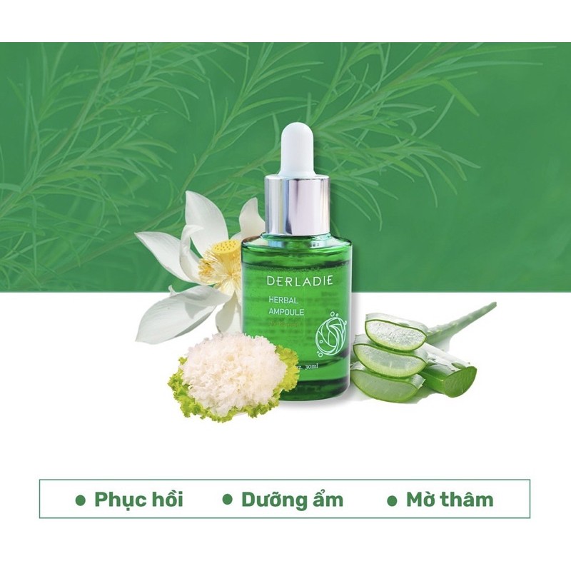 SIÊU TINH CHẤT DERLADIE HERBAL AMPOULE FOR BLEMISH HÀN QUỐC