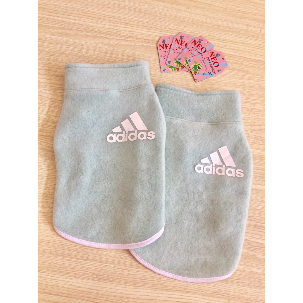 ÁO ẤM ADIDAS DÀNH CHO THÚ CƯNG, THỜI TRANG DÀNH CHO CHÓ MÈO, ĐỒ CHO CHÓ MÈO XUẤT KHẨU