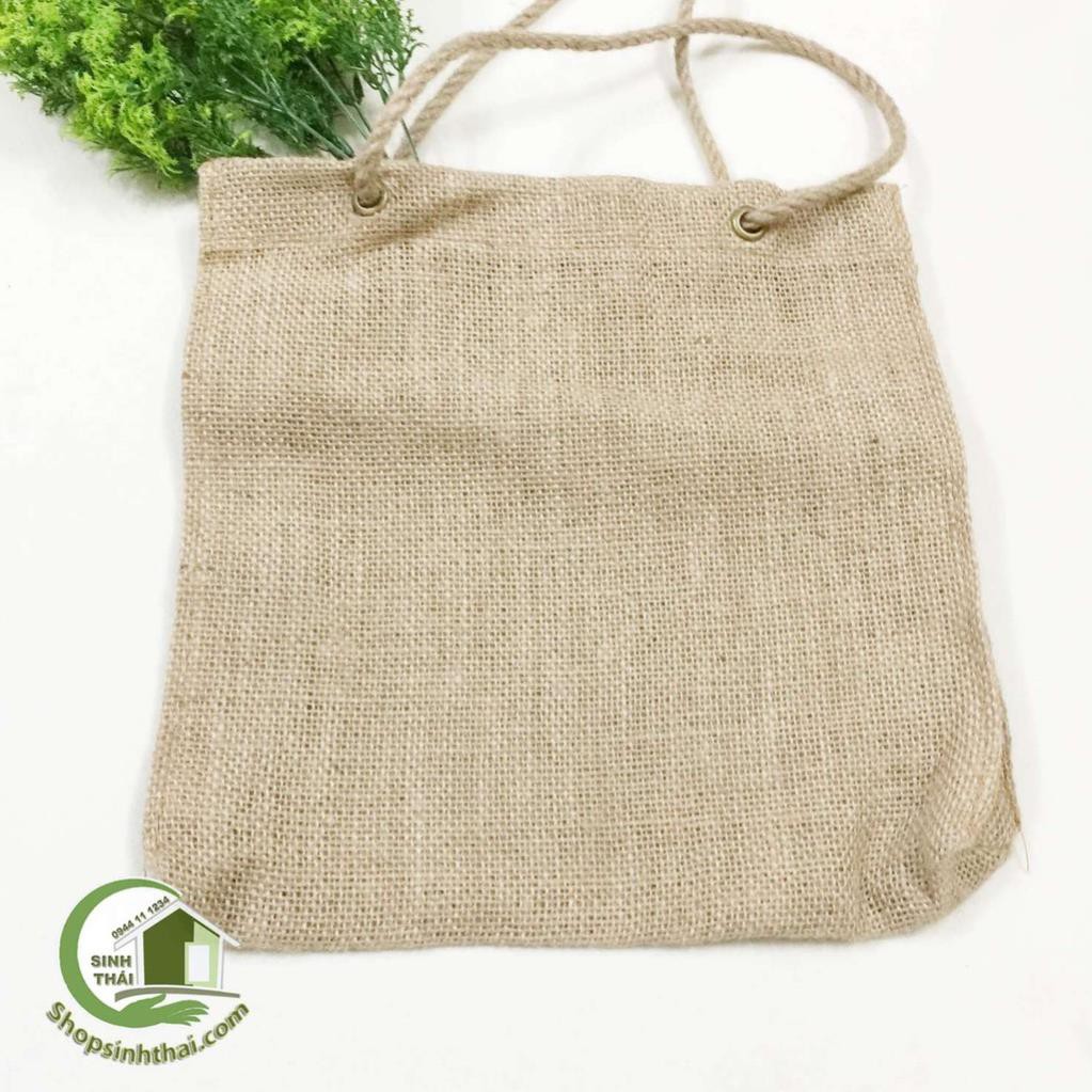 Túi vải bố có quai xách - bao bố - túi bố 40cm x 25cm