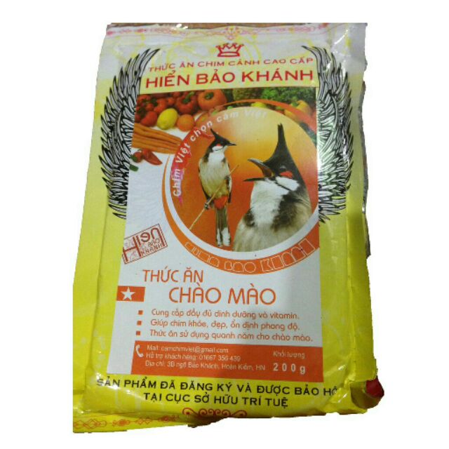 Hiển bảo khánh sao chim chào mào