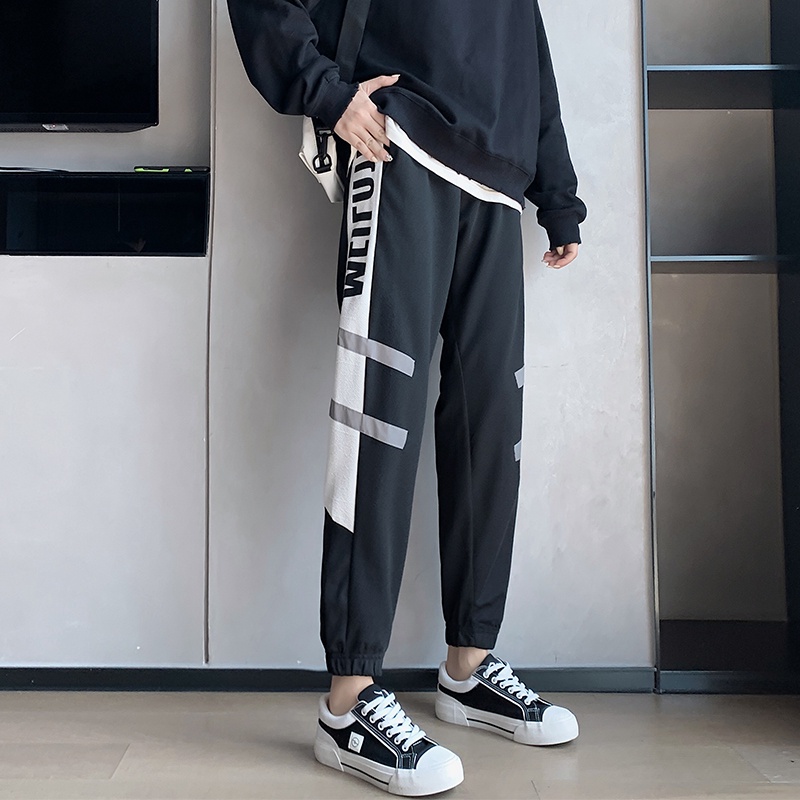 NRVP Quần Thể Thao Ống Rộng Phong Cách Thời Trang Hàn Quốc Dành Cho Nam Và Nữ