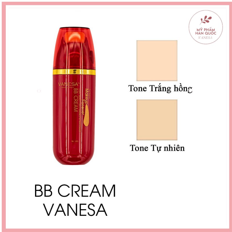 Kem Nền⛔⛔⛔ BB Cream Hồng Sâm Vanesa, Kem che khuyết điểm⛔⛔⛔ chính hãng Korean