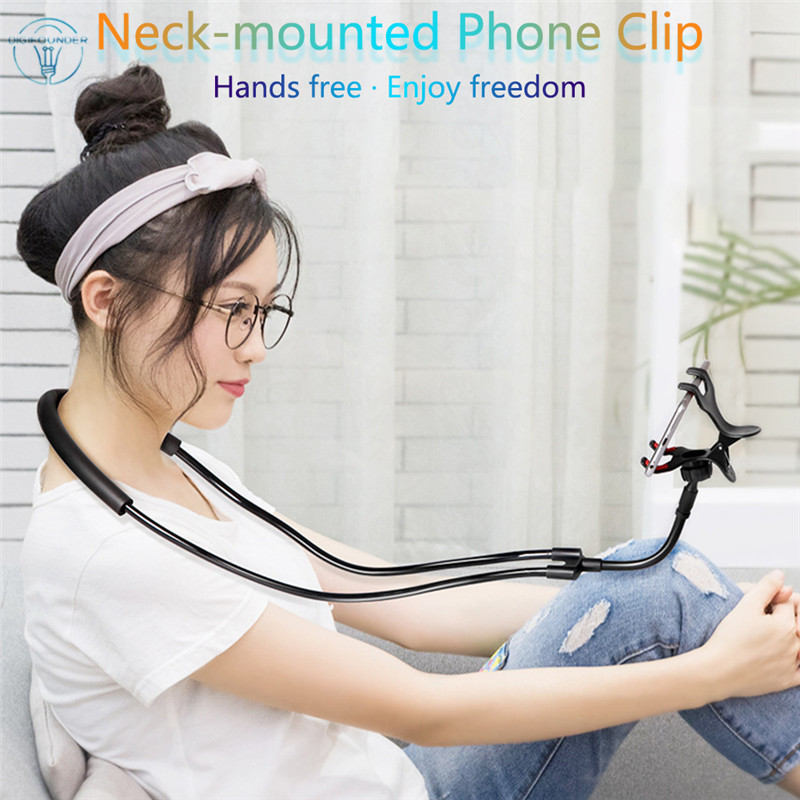Giá đỡ điện thoại đeo cổ đa năng tiện dụng