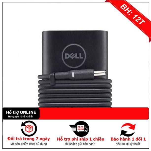 ( Sạc Dell Oval )Adapter Sạc Dành Cho Laptop Dell 65W 19.5V-3.34A chân kim nhỏ.