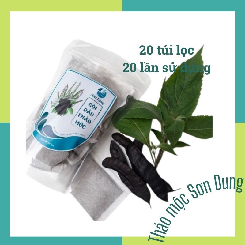 GỘI ĐẦU BỒ KẾT THẢO MỘC SƠN DUNG, HỘP 20 TÚI LỌC,GĐ1&3