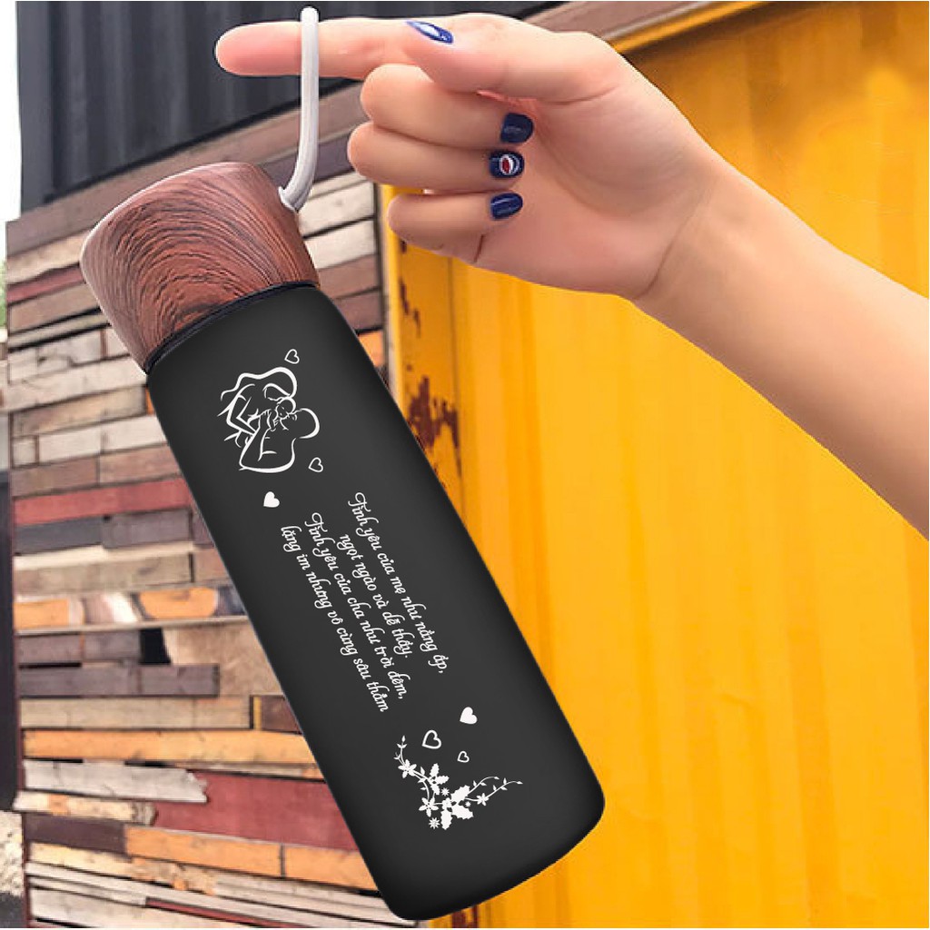 Bình nước giữ nhiệt 💖HVP💖,bình giữ nhiệt HVP làm bằng inox 304, giữ nóng/lạnh 8h-20h, dung tích 500ml có tặng túi nhựa