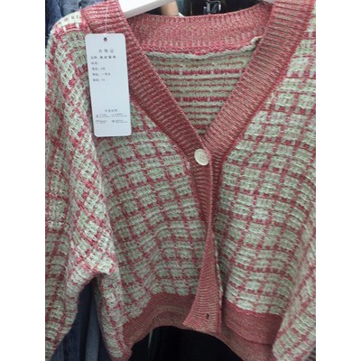 Hàng Sẵn_ Áo khoác len cardigan kẻ sọc  phong cách Hàn mẩu mới ulzzang