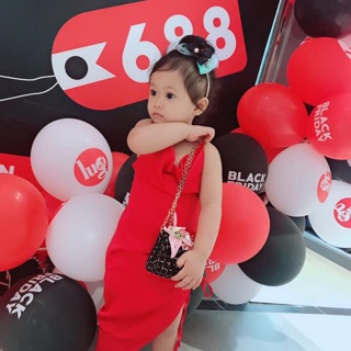 Body đỏ đan dây lưng