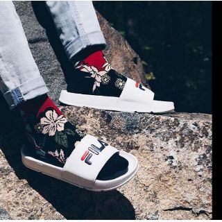 Dép Fila Drifter trắng auth fullbox