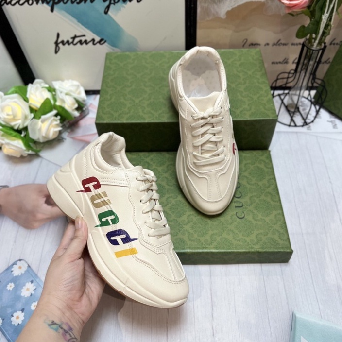Giày Đế Độn 5 Phân Guc ci💥SẴN MÀU KEM💥 Giày Tăng Chiều Cao Hàng Nhập KHẩu K2