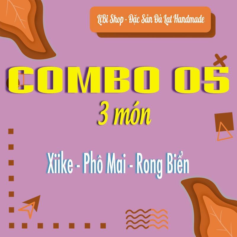 Combo 5: Xì ke - Rong Biển - Phô Mai Tép - Libi Shop