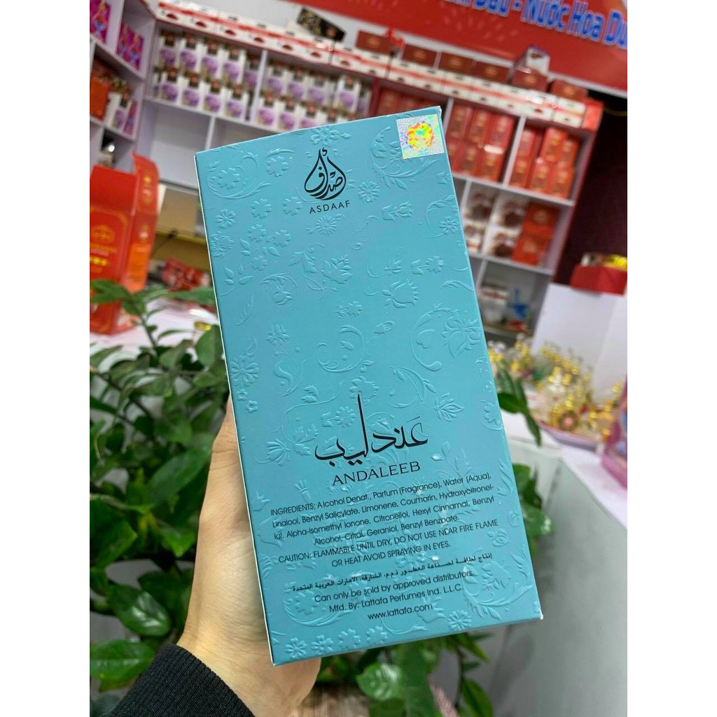 Nước Hoa Nội Địa Dubai ANDALEEB Cho Nữ 100ml Thơm mát, dịu ngọt- Hàng chính hãng số 1 | BigBuy360 - bigbuy360.vn