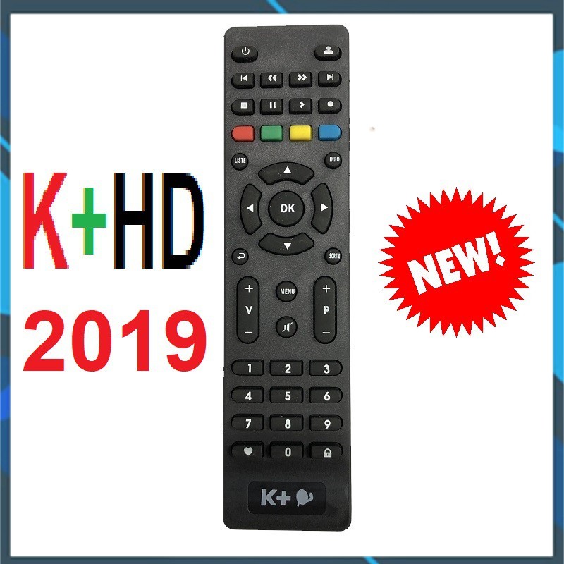 Remote điều khiển đầu thu K+ HD 2019 K+HD