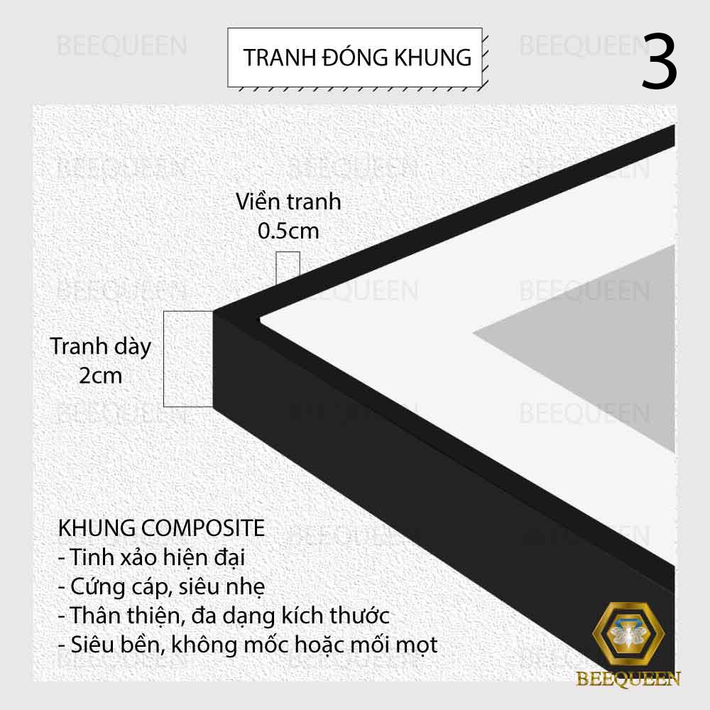 Tranh Thư Pháp Chữ "Uống Trà Đi" - Nhiều Màu lựa chọn - 2 Size phổ biến màu đẹp nét | TP21