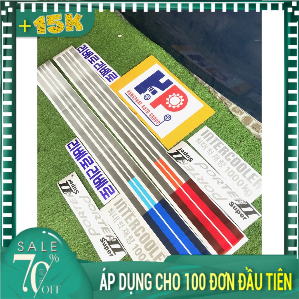 TEM PORTER II - DÀNH CHO XE TẢI HYUNDAI - MẪU ĐẸP CHUẨN HÃNG