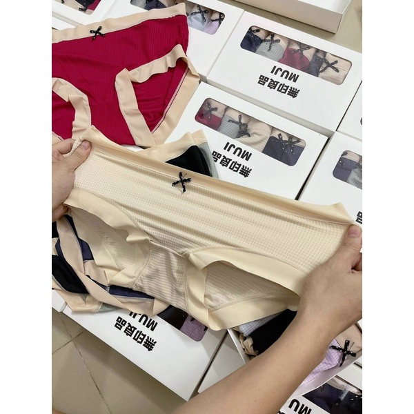 Hộp 5 quần lót su mềm mát co giãn phom to 40-65kg