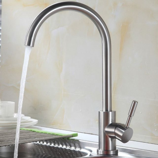Vòi rửa bát nóng lạnh Keeper inox 304