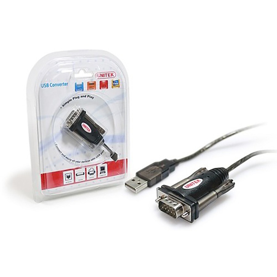 Cáp USB to RS232 - USB to com Unitek Y-105 chính hãng - HapuStore