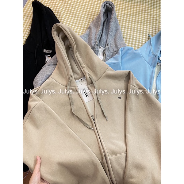 Áo HOODIE zip nỉ lót nhung 37 (ảnh thật shop chụp kèm video) | BigBuy360 - bigbuy360.vn