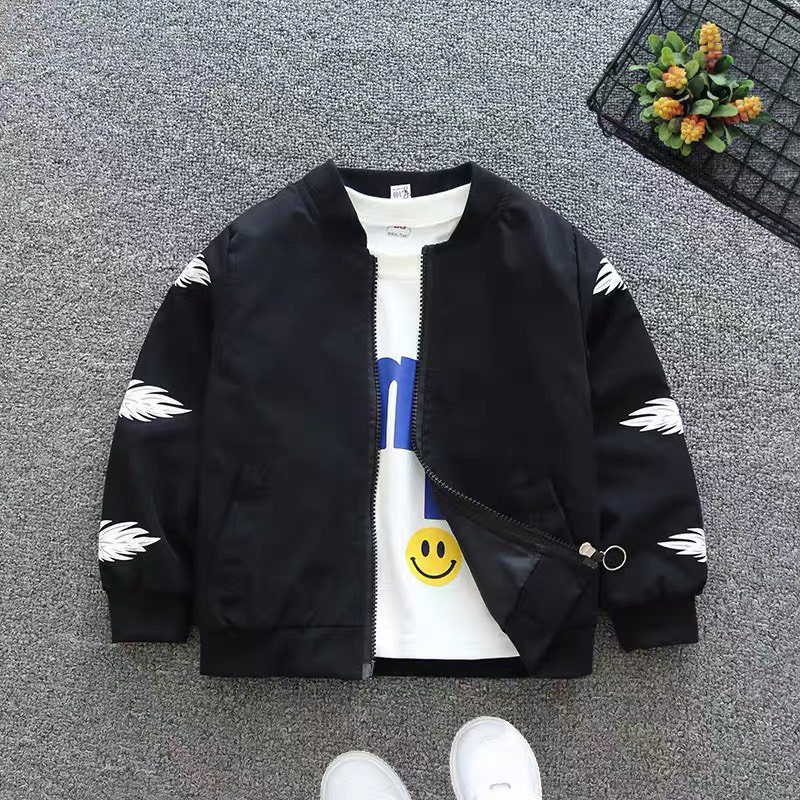 Áo Khoác , Áo Khoác Bomber cho trẻ em - Áo Khoác Bomber Varsity dành cho bé trai, bé gái dễ thương - Full size từ 17-40k