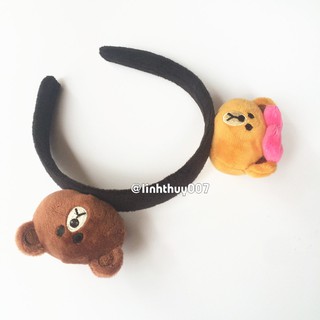 Dây cột tóc và bờm tóc bông LINE phiên bản limited