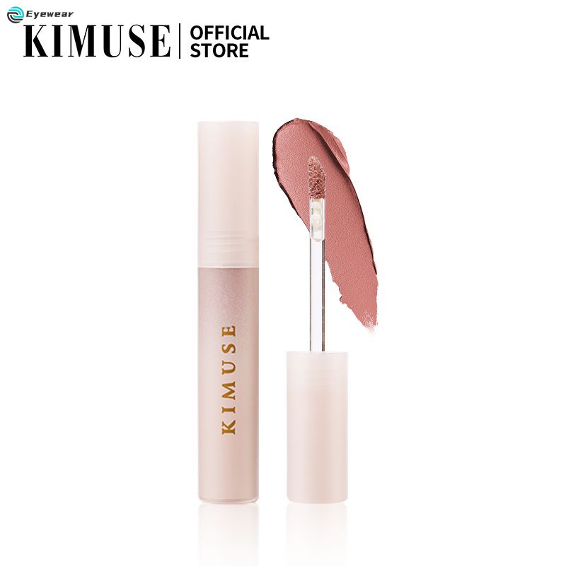 Kimuse Liquid Lipstick Soft Matte Không Trọng Lượng Son Kem Chống Nước Moisturising Lâu Liptint Son Môi Trang Điểm Đỏ Cam Hồng màu Sắc Tàn Ác-Giá Rẻ Son Môi Mắt