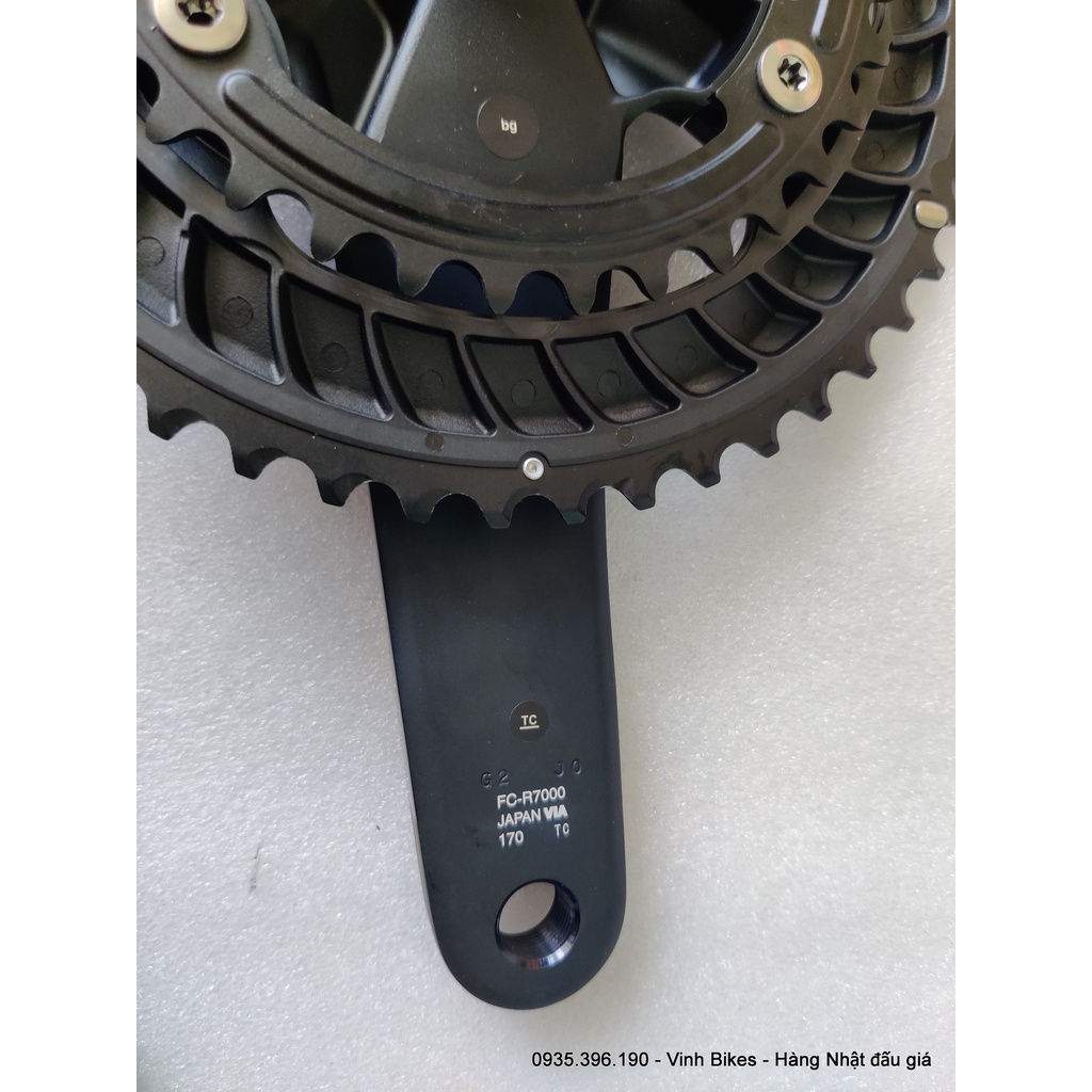 Giò Shimano 105 R7000 170 50-34 mới,  sản xuất Nhật Bản