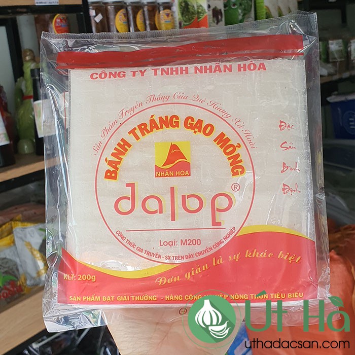 Bánh Tráng Gạo Mỏng DALOP Bình Định Gói Ram Nhúng Cuốn - Út Hà Đặc Sản