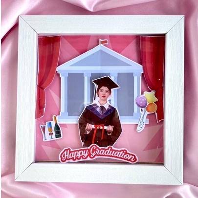 Khung ảnh Tốt nghiệp đại học 3D set nguyên liệu tự làm DIY quà tặng ý nghĩa cho bạn bè