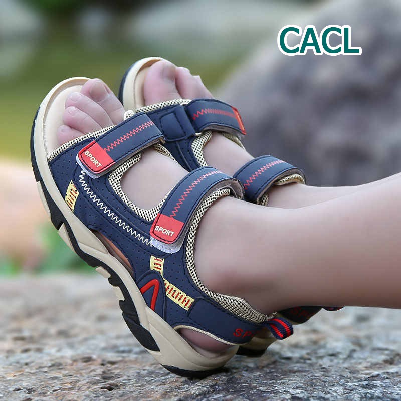 [Rẻ vô địch] Sandal bé trai hàng xuất khẩu đẹp cao cấp đi êm chân cho bé đi học đi chơi