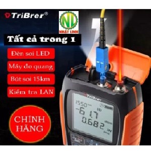 MỪNG SINH NHẬT SHOP Máy Đo Công Suất Quang TriBrer APM50 4 IN 1- Tích Hợp soi sợi quang -Test RJ45 - Đè