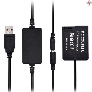 Thiết bị pin giả nguồn Andoer DMW-DCC8 USB DC thay thế DMW-BLC12 cho Panasonic Lumix DMC-FZ200 FZ300 FZ1000 FZ2500 G5