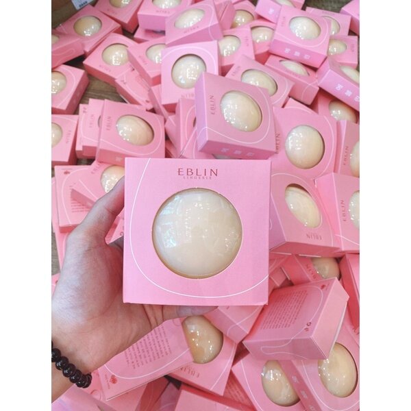 Miếng dán ngực silicon nhiệt tự thân EBLIN dán ti siêu mỏng ôm khít bền đẹp