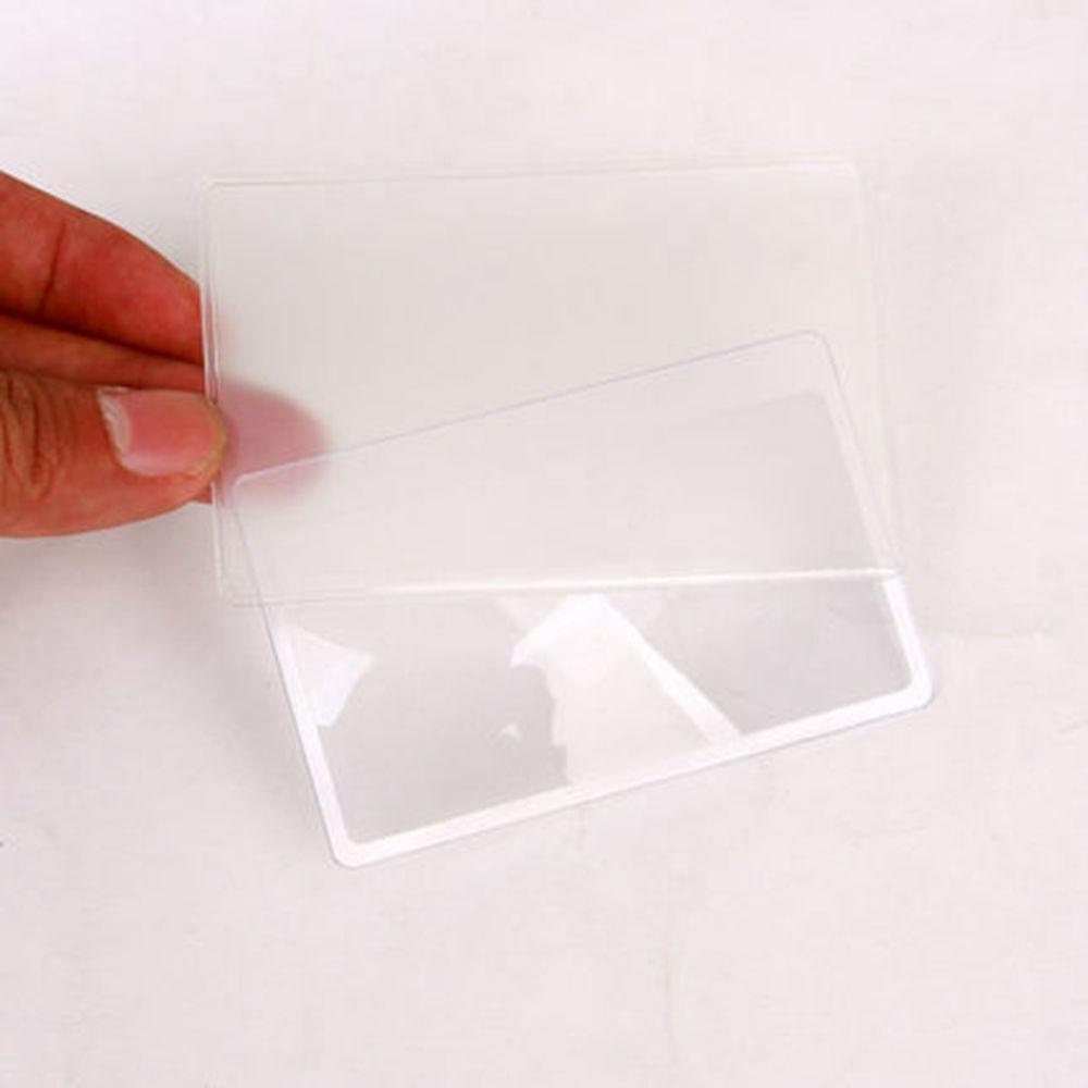 Set 5 / 10 Kính Lúp 3 x 85X55Mm Bỏ Túi Tiện Dụng
