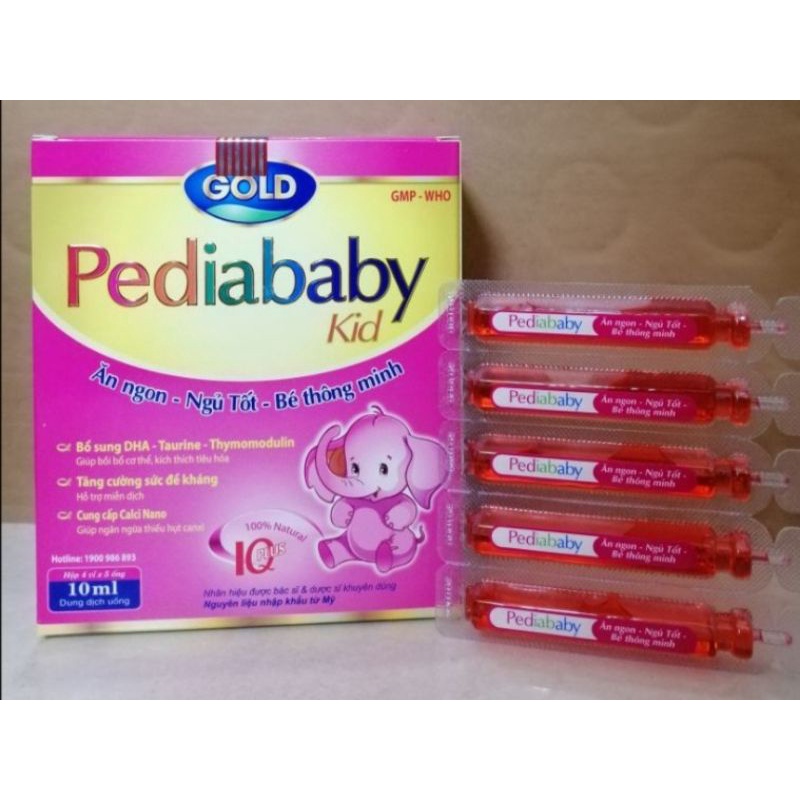 Pediababy ăn ngon ngon, bổ sung vitamin giúp bé ăn ngon ngủ tốt.