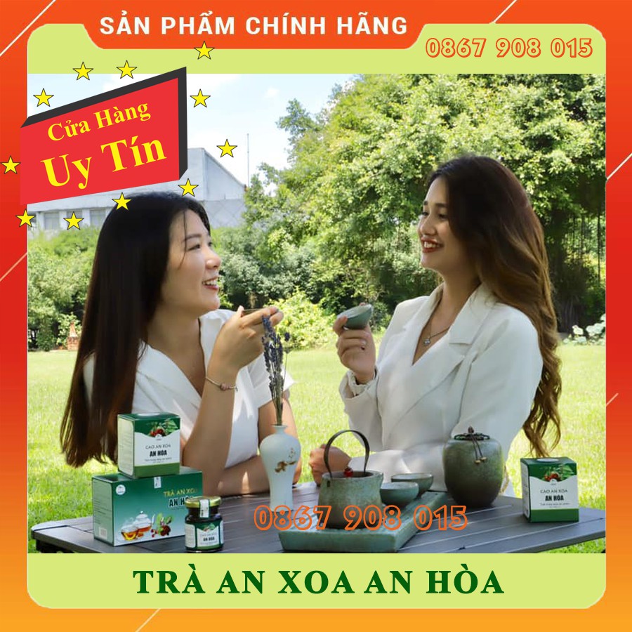 TRÀ AN XOA AN HÒA - Thành phần gồm Cây an xoa, Cà gai leo và Nấm lim xanh