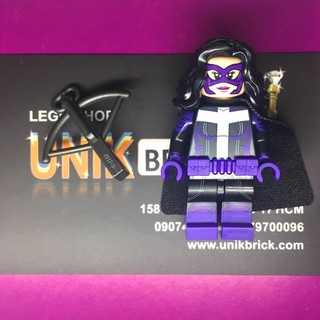 Lego UNIK BRICK Huntress trong Super Heroes Siêu anh hùng chính hãng (như hình).