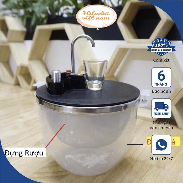 Máy Rót Rượu Cảm Ứng Tự Động Thông Minh, Bình Rót Rượu Cảm Ứng Thông Minh  1.5L