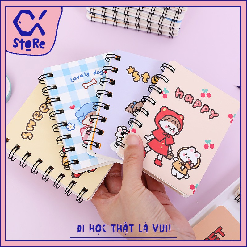 Sổ tay mini Cá store siêu cute, gọn nhẹ (Giao màu ngẫu nhiên)