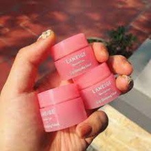 Mặt nạ ngủ ủ môi Lip sleeping mask Laneige minisize 3g màu hồng, Son ủ Dưỡng môi Hàn Quốc