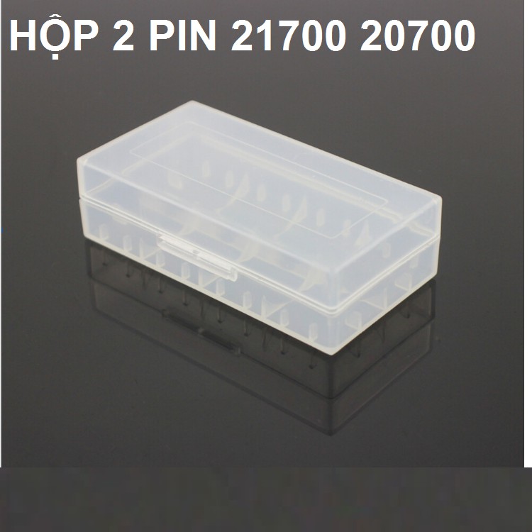 Hộp đựng pin 21700 / 20700 bằng nhựa để được 2 pin