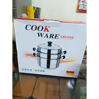 Nồi hấp inox 3 tầng 28F