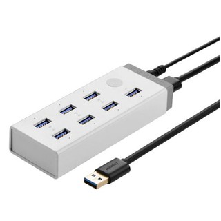 Bộ Chia USB 3.0 7 Cổng Ugreen 20296 (Có Nguồn 12V 2A)